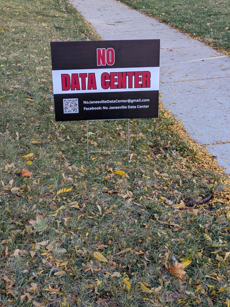 customer photos of yard sign plus