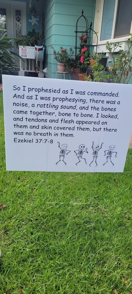 customer photos of yard sign plus