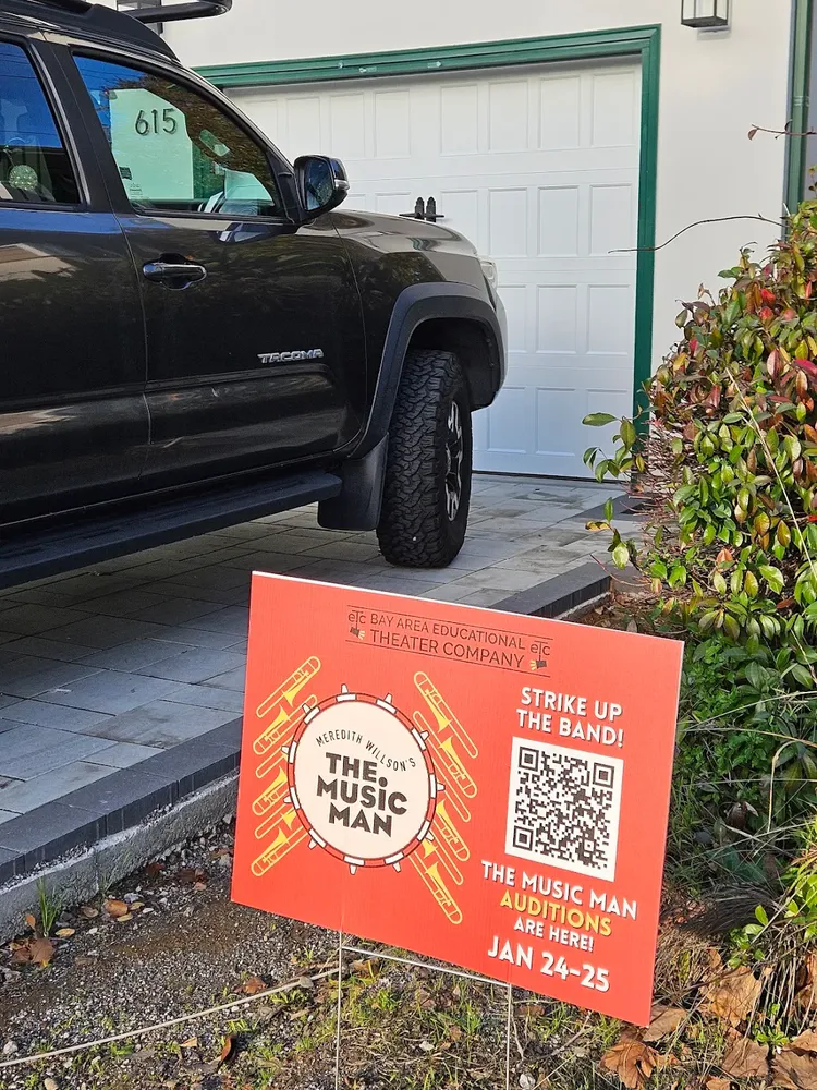 customer photos of yard sign plus