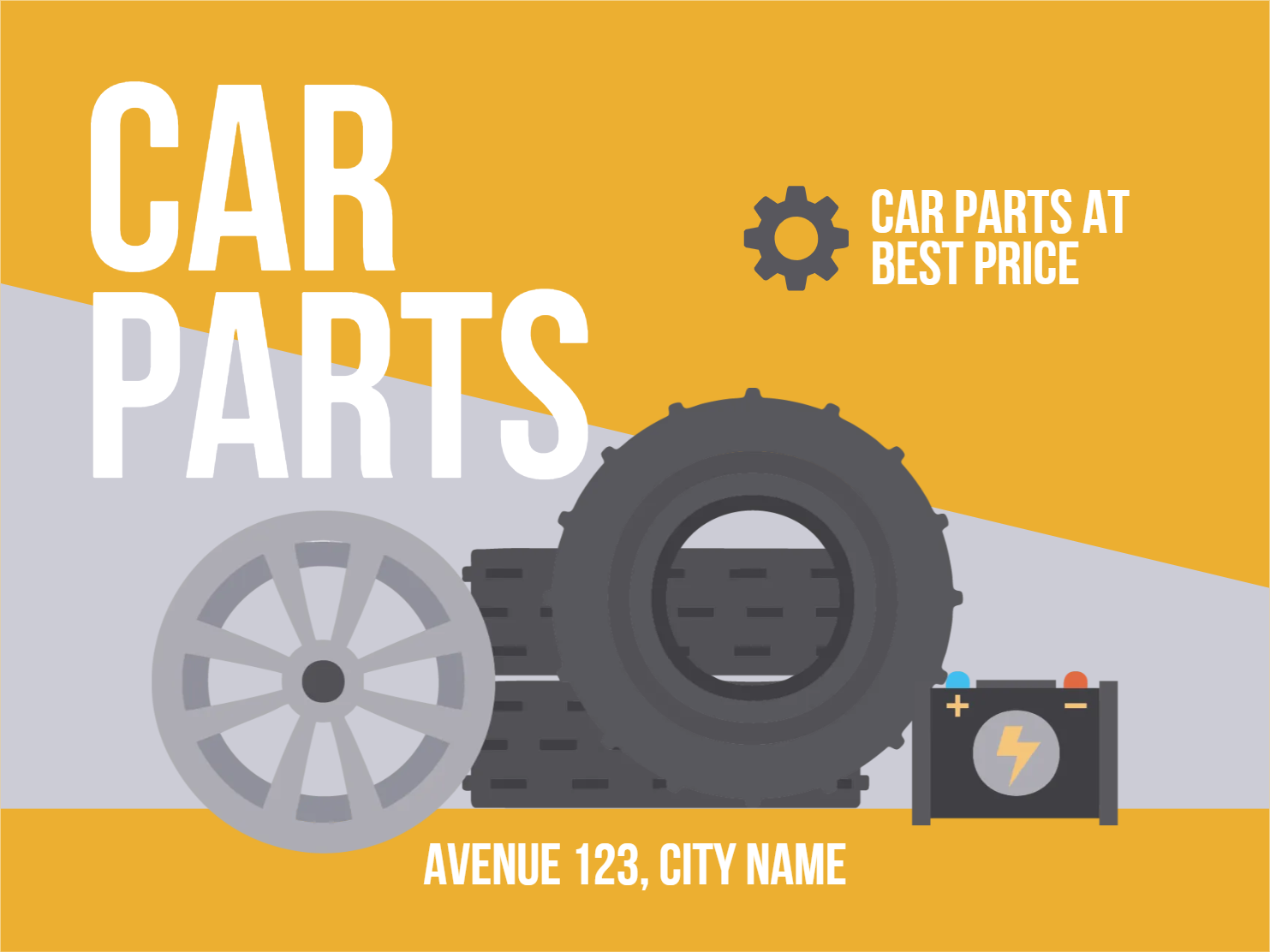 Custom Outdoor Yard Signs Multiple Sizes Car Parts