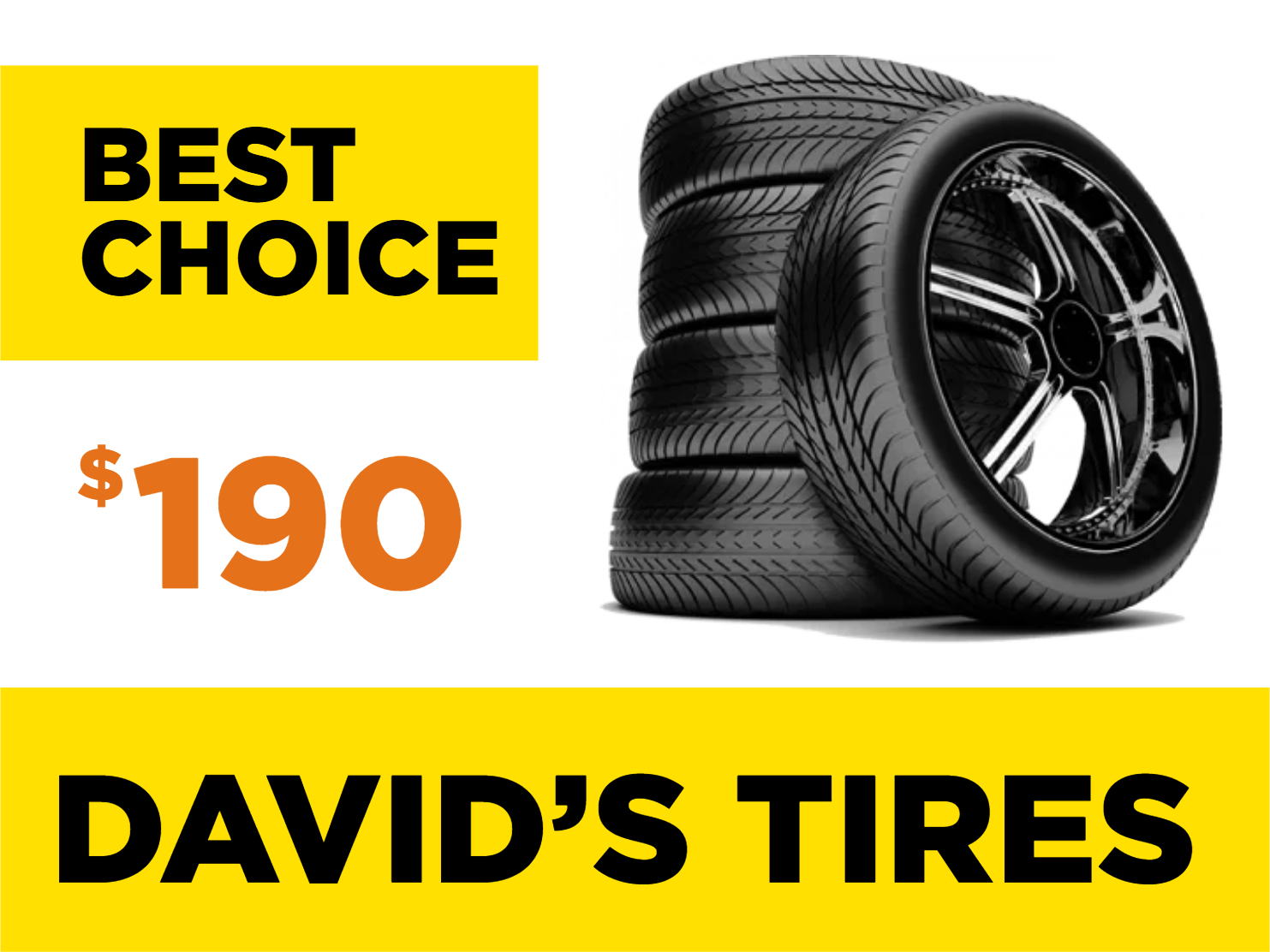 Custom Outdoor Yard Signs Multiple Sizes Best Tires