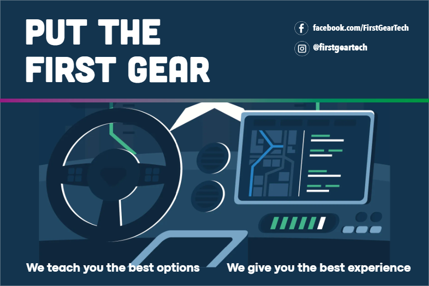 Custom Outdoor Yard Signs Multiple Sizes Put the First Gear