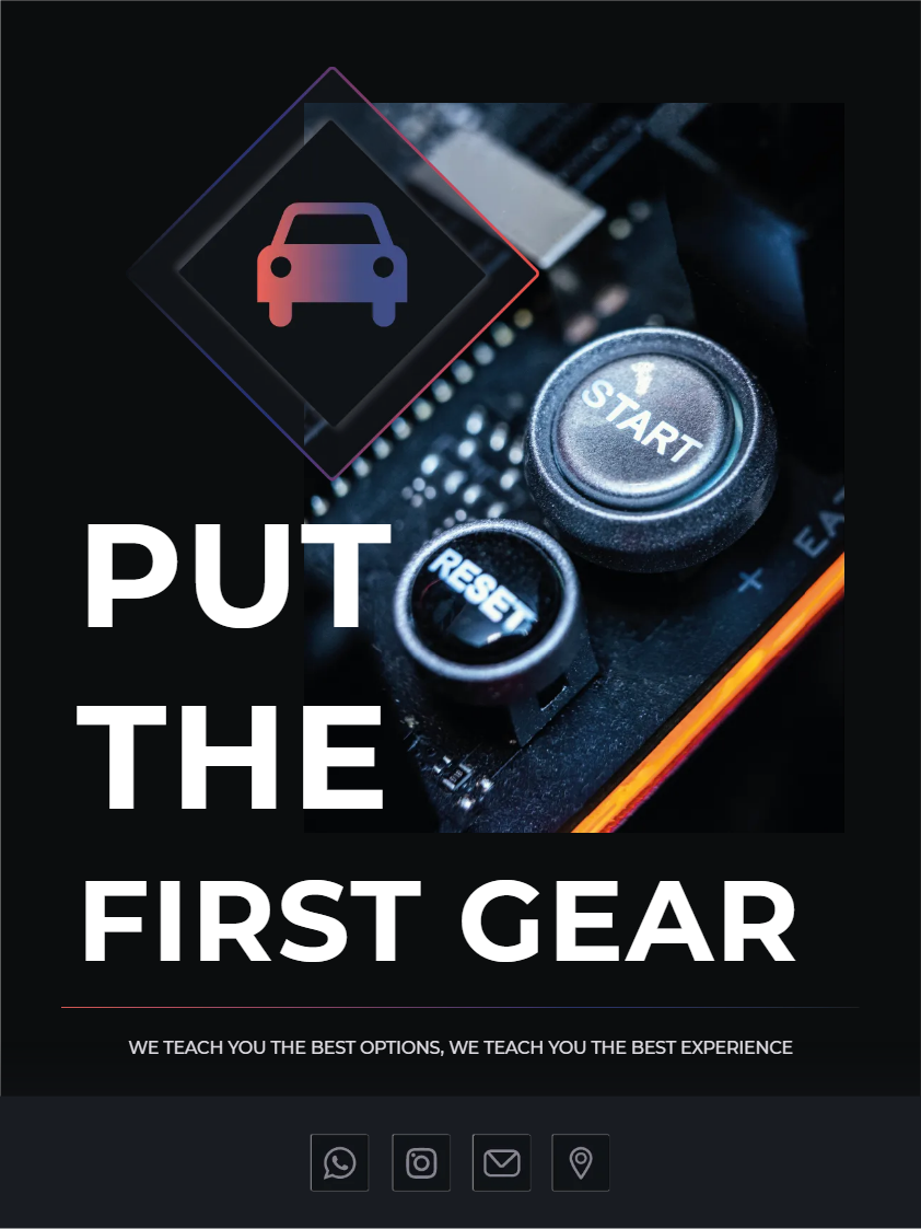 Custom Outdoor Yard Signs Multiple Sizes Put the First Gear