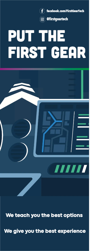 Custom Outdoor Yard Signs Multiple Sizes Put the First Gear