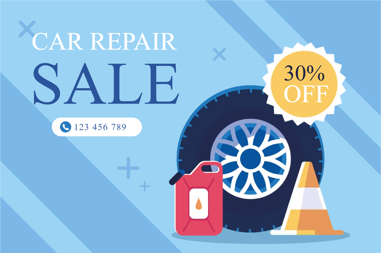Custom Outdoor Yard Signs Multiple Sizes Car Repair Sale