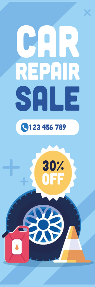 Custom Outdoor Yard Signs Multiple Sizes Car Repair Sale