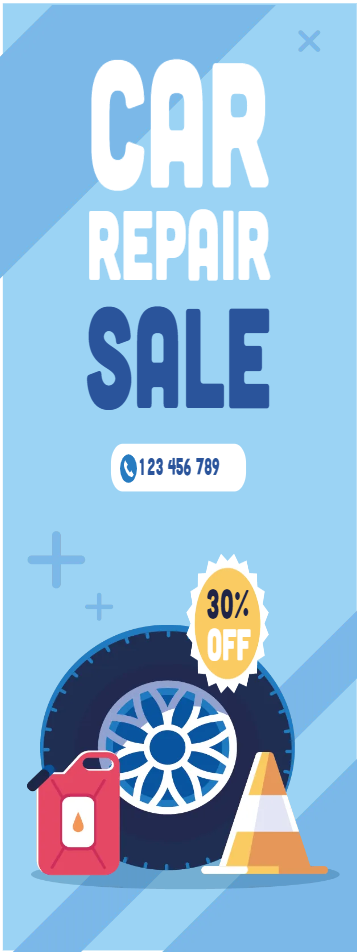 Custom Outdoor Yard Signs Multiple Sizes Car Repair Sale