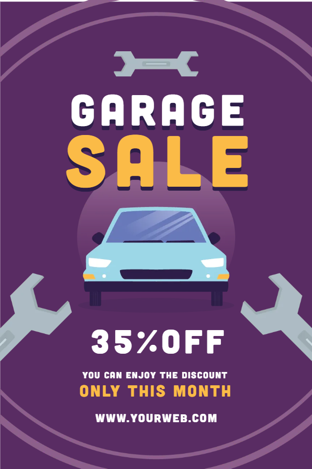 Custom Outdoor Yard Signs Multiple Sizes Garage Sale