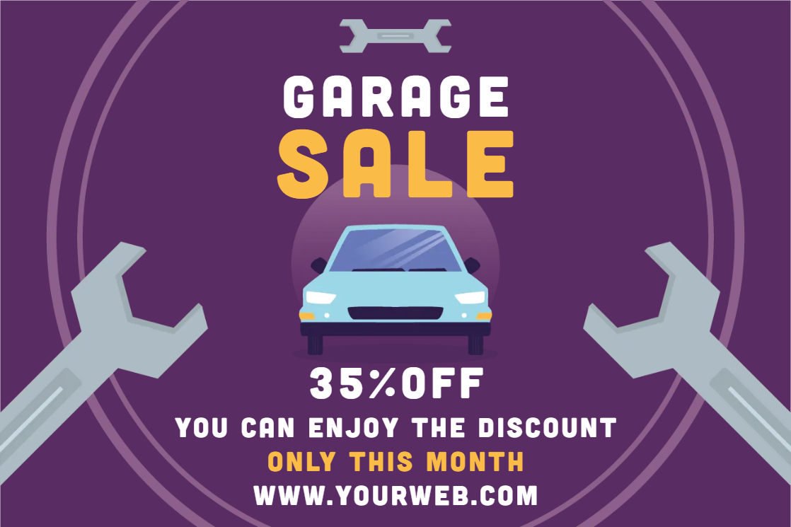 Custom Outdoor Yard Signs Multiple Sizes Garage Sale