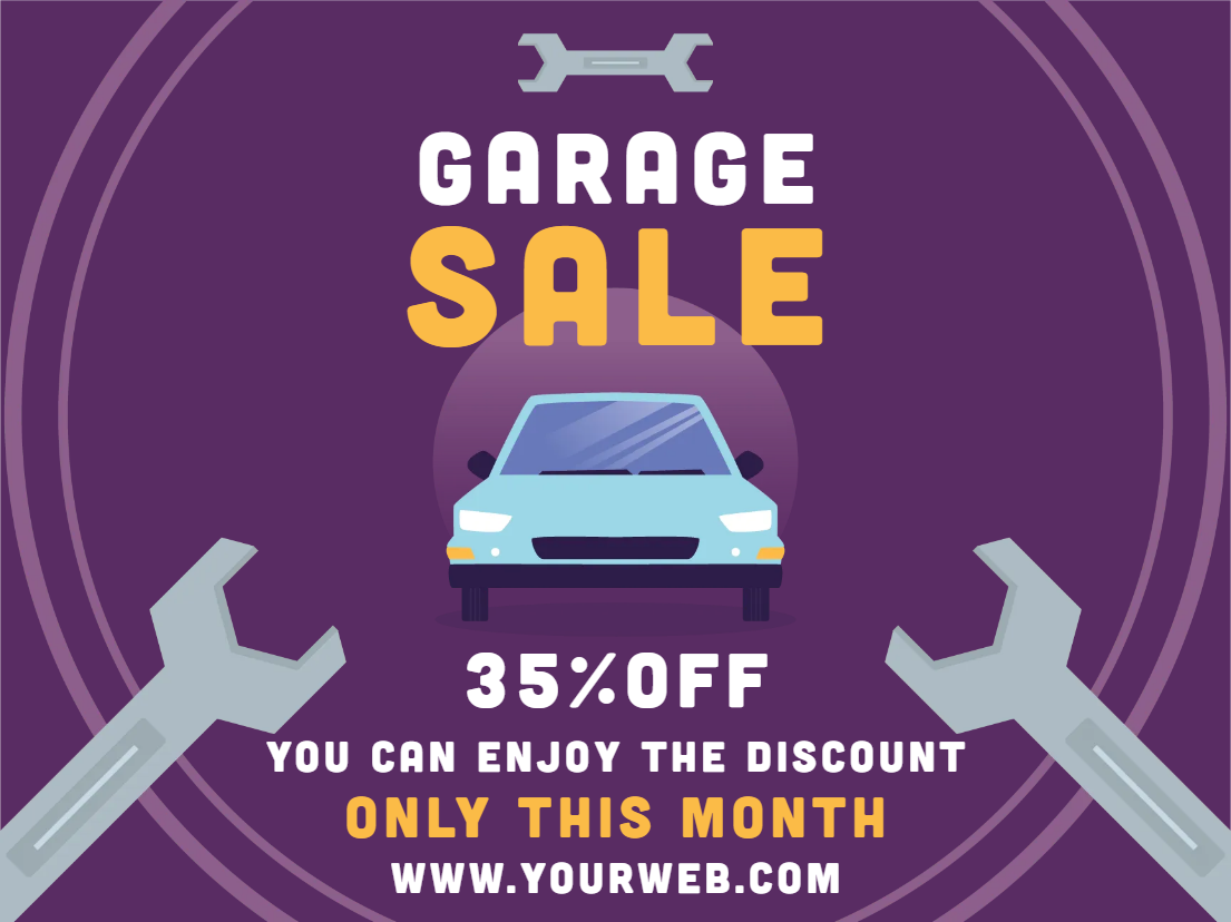 Custom Outdoor Yard Signs Multiple Sizes Garage Sale