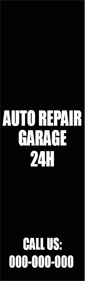 Custom Outdoor Yard Signs Multiple Sizes Auto Repair Service