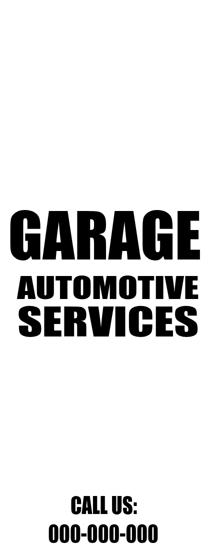 Custom Outdoor Yard Signs Multiple Sizes Service Garage