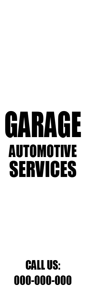 Custom Outdoor Yard Signs Multiple Sizes Service Garage