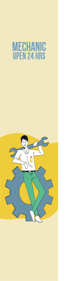 Custom Outdoor Yard Signs Multiple Sizes Mechanic