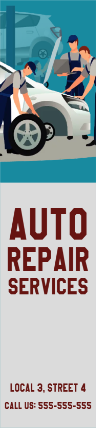 Custom Outdoor Yard Signs Multiple Sizes Auto Repair Service