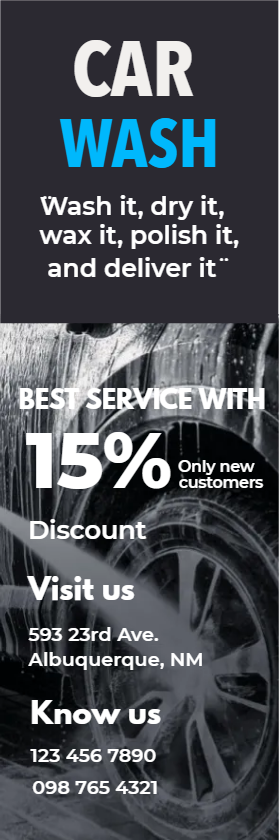 Custom Outdoor Yard Signs Multiple Sizes Car Wash Signs