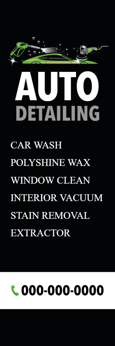 Custom Outdoor Yard Signs Multiple Sizes Auto Detailing