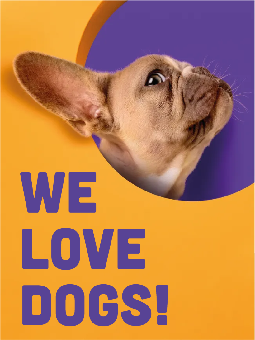 Custom Outdoor Yard Signs Multiple Sizes We Love Dogs