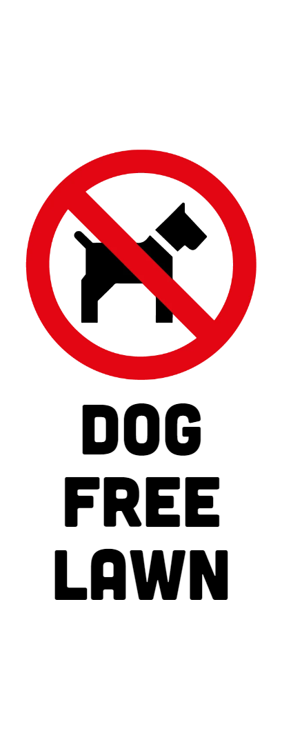 Custom Outdoor Yard Signs Multiple Sizes Dog Free Lawn