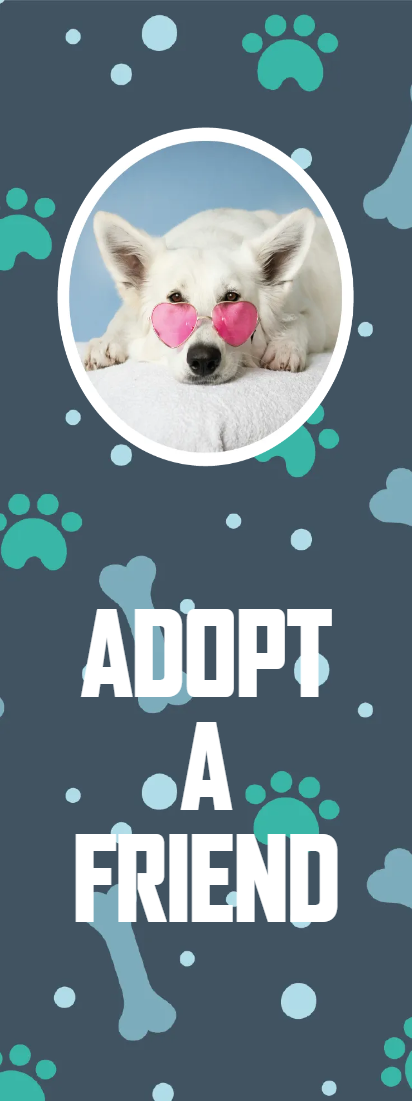 Custom Outdoor Yard Signs Multiple Sizes Adopt A Friend