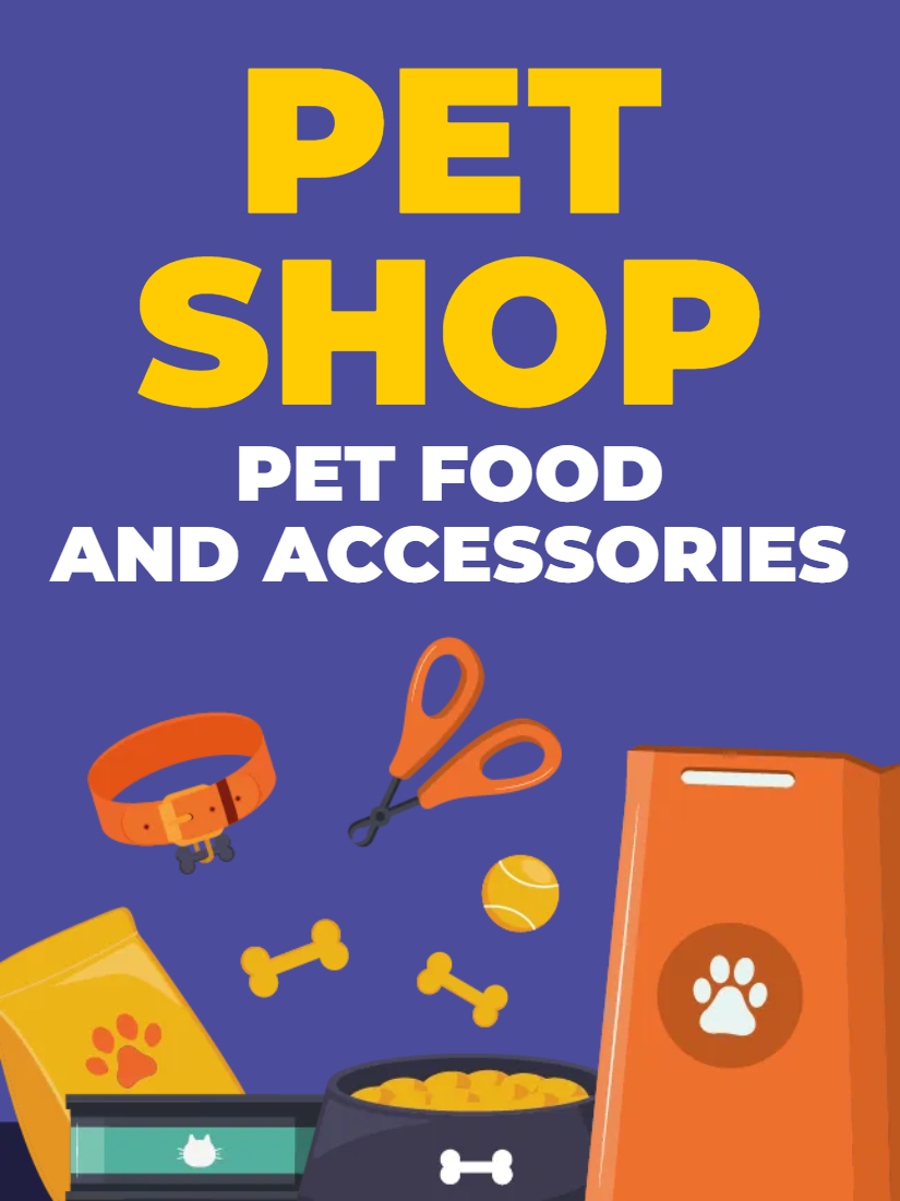 Custom Outdoor Yard Signs Multiple Sizes Pet Food