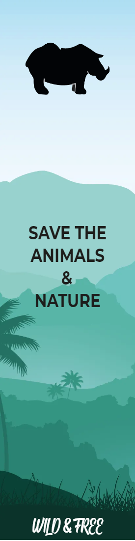 Custom Outdoor Yard Signs Multiple Sizes Save Animals Nature