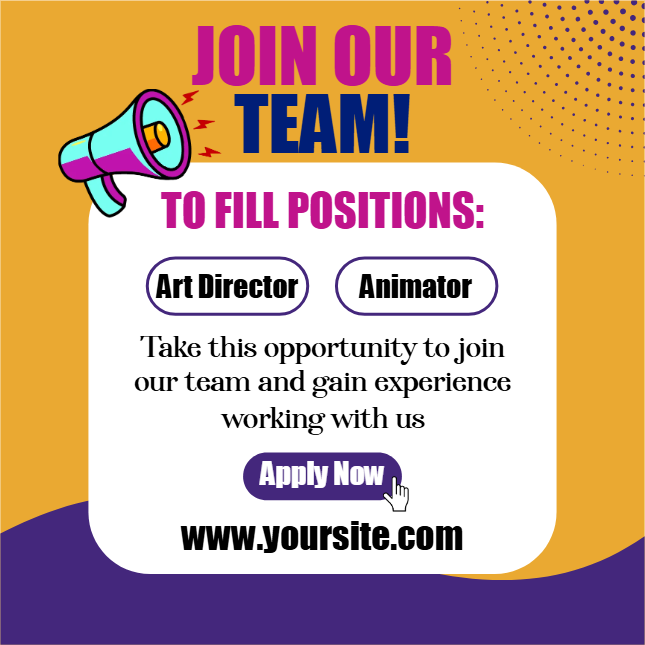 Custom Outdoor Yard Signs Multiple Sizes Join Our Team