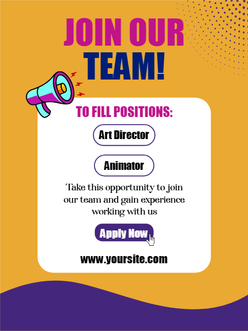 Custom Outdoor Yard Signs Multiple Sizes Join Our Team