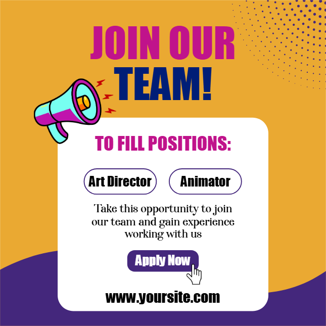 Custom Outdoor Yard Signs Multiple Sizes Join Our Team