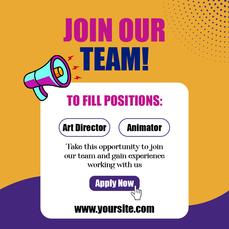 Custom Outdoor Yard Signs Multiple Sizes Join Our Team