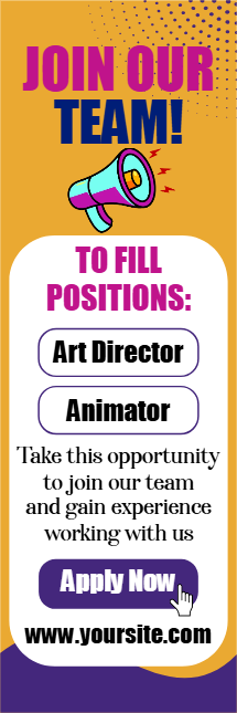 Custom Outdoor Yard Signs Multiple Sizes Join Our Team