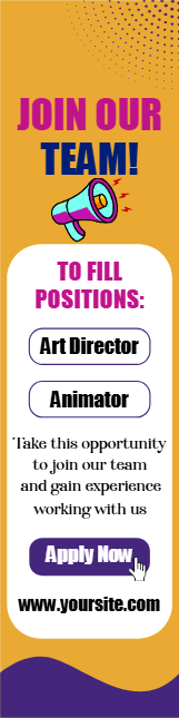 Custom Outdoor Yard Signs Multiple Sizes Join Our Team