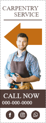 Custom Outdoor Yard Signs Multiple Sizes Carpentry Service