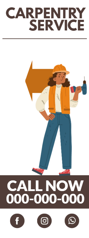 Custom Outdoor Yard Signs Multiple Sizes Carpentry Service