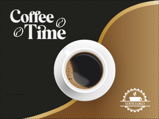 Custom Outdoor Yard Signs Multiple Sizes Coffee Time
