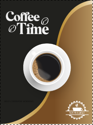Custom Outdoor Yard Signs Multiple Sizes Coffee Time