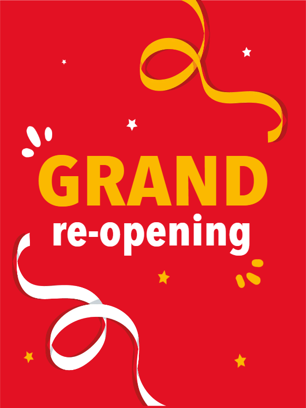 Custom Outdoor Yard Signs Multiple Sizes Grand Re-opening