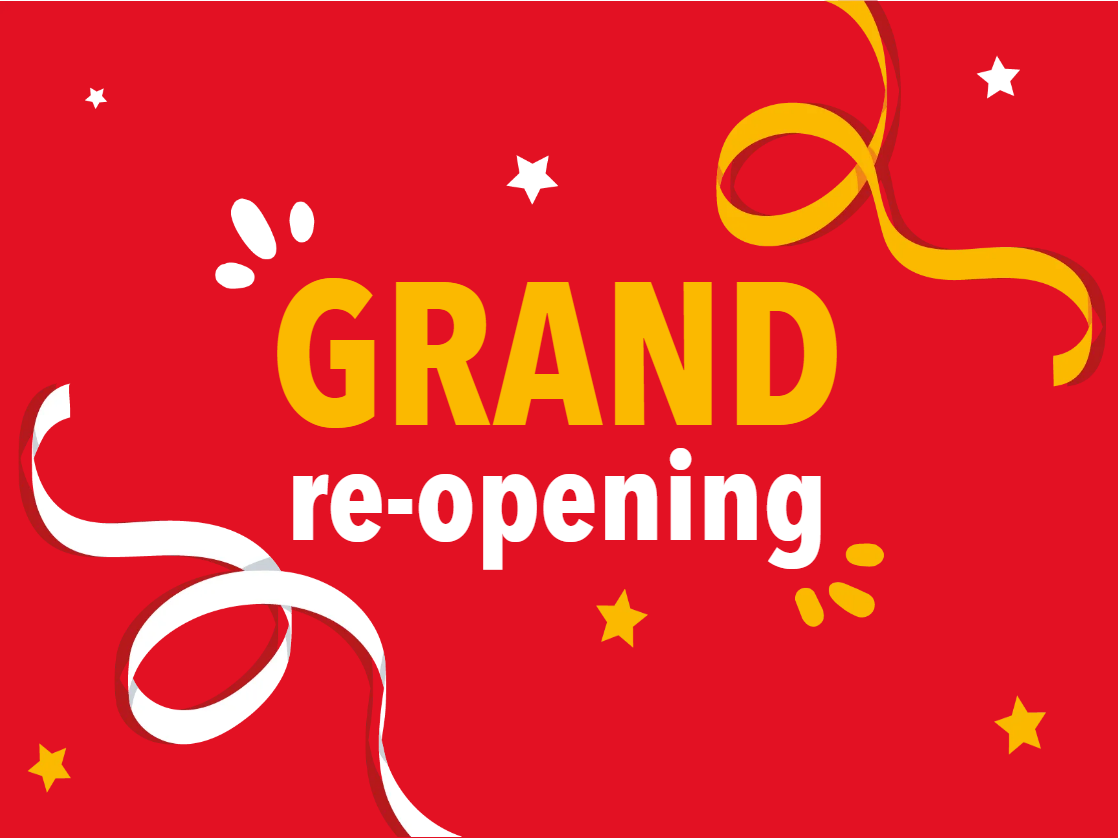 Custom Outdoor Yard Signs Multiple Sizes Grand Re-opening