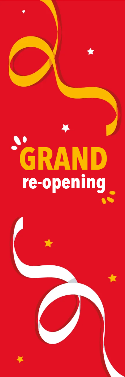 Custom Outdoor Yard Signs Multiple Sizes Grand Re-opening