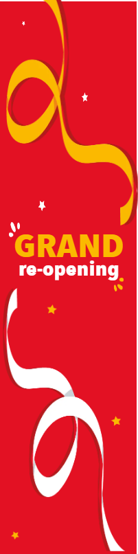 Custom Outdoor Yard Signs Multiple Sizes Grand Re-opening