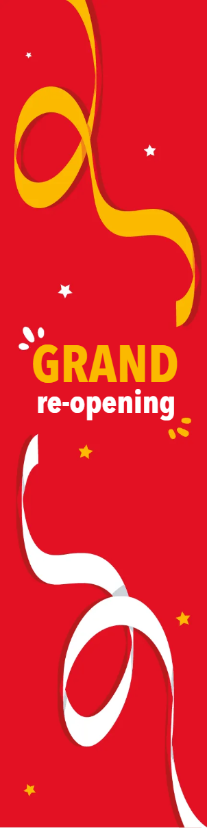 Custom Outdoor Yard Signs Multiple Sizes Grand Re-opening