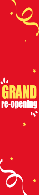 Custom Outdoor Yard Signs Multiple Sizes Grand Re-opening
