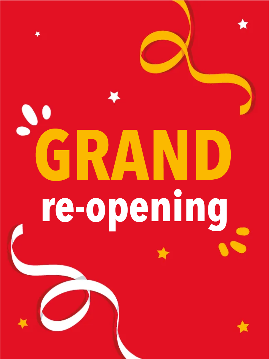 Custom Outdoor Yard Signs Multiple Sizes Grand Re-opening