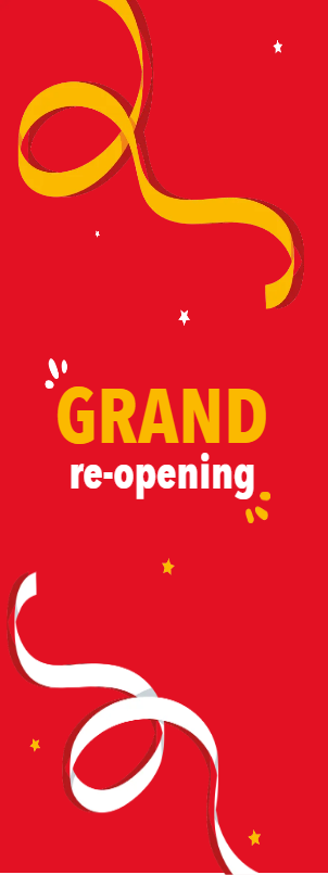 Custom Outdoor Yard Signs Multiple Sizes Grand Re-opening