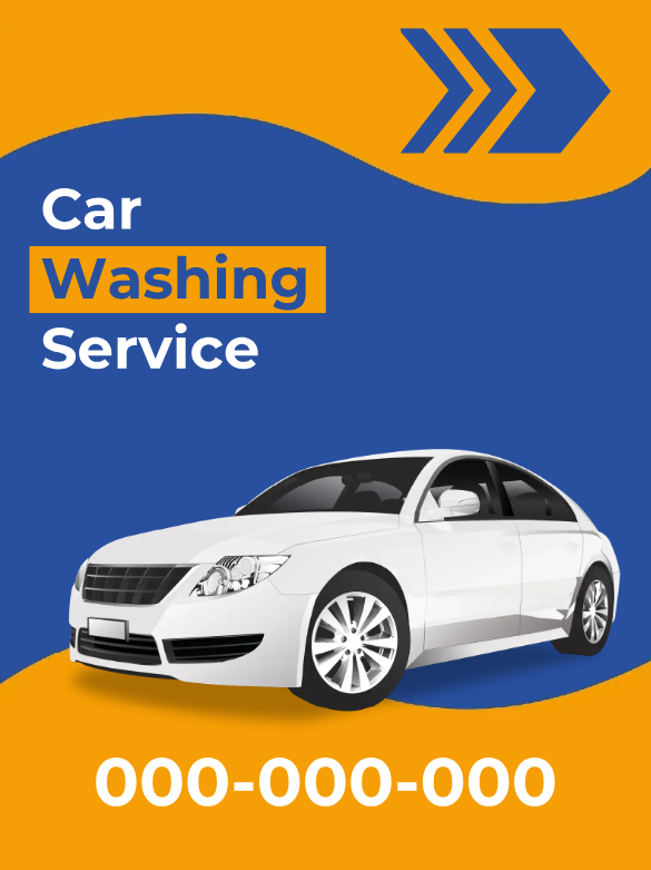 Custom Outdoor Yard Signs Multiple Sizes Car Washing