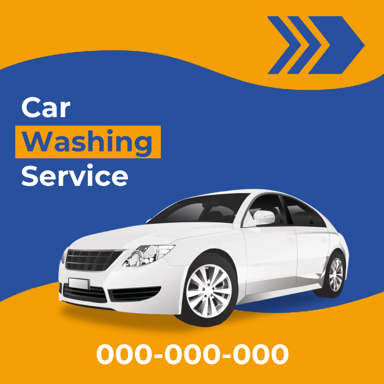 Custom Outdoor Yard Signs Multiple Sizes Car Washing