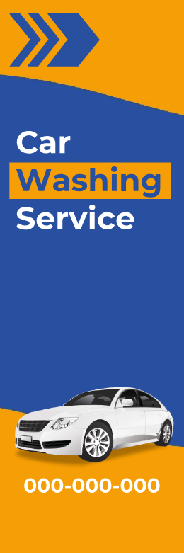 Custom Outdoor Yard Signs Multiple Sizes Car Washing