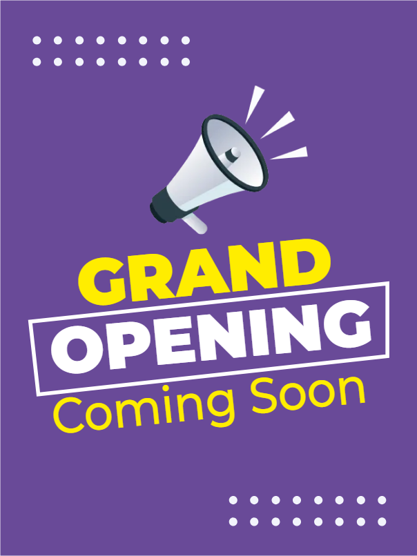 Custom Outdoor Yard Signs Multiple Sizes Grand Opening