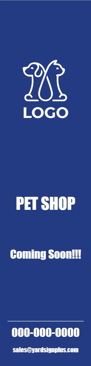 Custom Outdoor Yard Signs Multiple Sizes Pet Shop