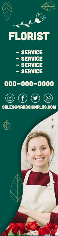 Custom Outdoor Yard Signs Multiple Sizes Florist